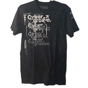 Damascus Limited Edition Black Cyber Groove Men's‎ T-shirt Sz Medium Made In USA